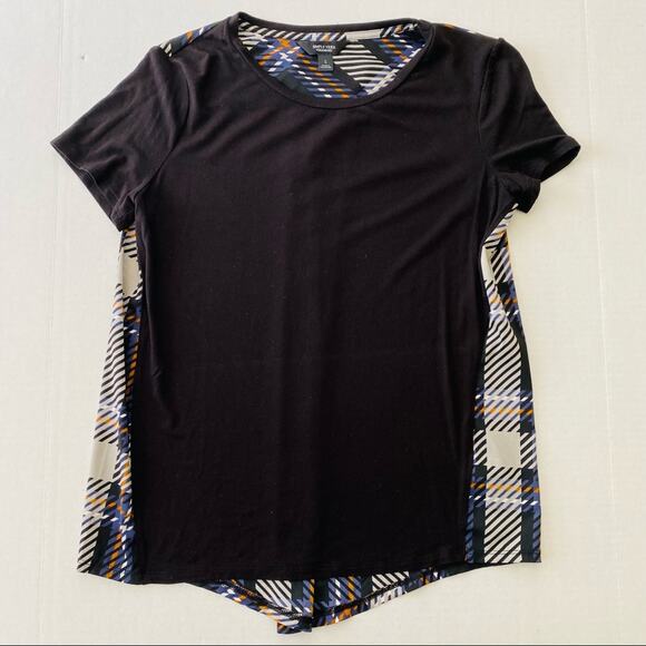 Simply Vera Vera Wang | @ Tartan Back T-shirt S - Picture 1 of 8
